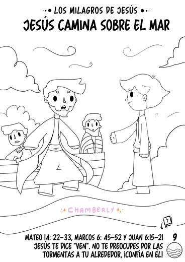 Chamberly Pedro camina sobre el mar